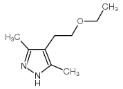 3,5-二甲基-4-乙氧基乙基-1H-吡唑结构式