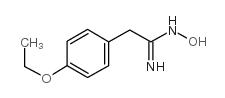 2-(4-乙氧基苯基)-N-羟基乙脒结构式