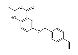 ethyl 5-[(4-ethenylphenyl)methoxy]-2-hydroxybenzoate结构式