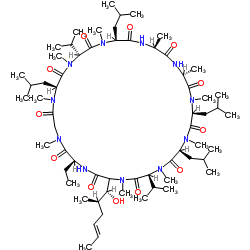 环孢菌素 H结构式