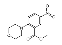 METHYL 2-MORPHOLINO-5-NITROBENZENECARBOXYLATE结构式