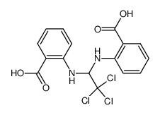 N,N'-(2,2,2-trichloro-ethylidene)-di-anthranilic acid Structure