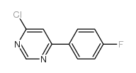 4-Chloro-6-(4-fluoro-phenyl)-pyrimidine structure