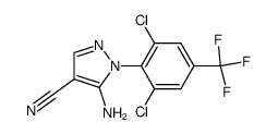 5-amino-4-cyano-1-(2,6-dichloro-4-trifluoromethylphenyl)-pyrazole Structure