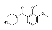 Methanone, (2,3-dimethoxyphenyl)-1-piperazinyl结构式