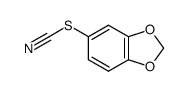 5-thiocyano-1,3-benzodioxole结构式