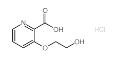 3-(2-羟基乙氧基)-2-吡啶羧酸结构式