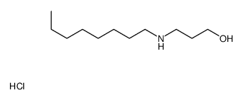 3-(octylamino)propan-1-ol,hydrochloride Structure