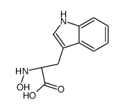 (2S)-2-(hydroxyamino)-3-(1H-indol-3-yl)propanoic acid结构式