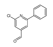 6-苯基-2-氯吡啶-4-醛结构式