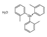 tris(2-methylphenyl)germanium,hydrate Structure