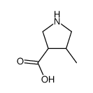4-methylpyrrolidine-3-carboxylic acid Structure