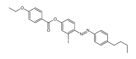 [4-[(4-butylphenyl)diazenyl]-3-iodophenyl] 4-ethoxybenzoate Structure