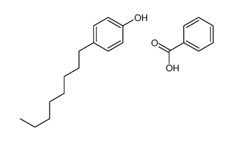 benzoic acid,4-octylphenol Structure