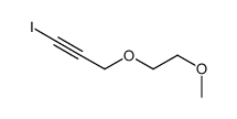 1-iodo-3-(2-methoxyethoxy)prop-1-yne结构式