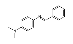 N,N-dimethyl-4-(1-phenylethylideneamino)aniline Structure