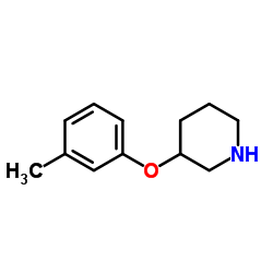 3-(3-Methylphenoxy)piperidine Structure