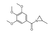 (2-methylaziridin-1-yl)-(3,4,5-trimethoxyphenyl)methanone结构式