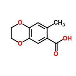7-Methyl-2,3-dihydro-1,4-benzodioxine-6-carboxylic acid Structure