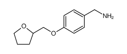 Benzenemethanamine, 4-[(tetrahydro-2-furanyl)methoxy]结构式