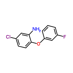 5-Chloro-2-(3-fluorophenoxy)aniline Structure