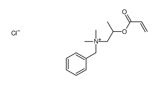 benzyl-dimethyl-(2-prop-2-enoyloxypropyl)azanium,chloride Structure