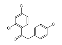 2-(4-氯苯基)-1-(2,4-二氯苯基)乙烷-1-酮结构式