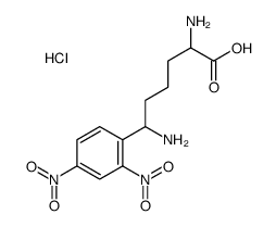 alpha,.epsilon.-diamino-2,4-dinitrobenzenehexanoic acid monohydrochloride结构式