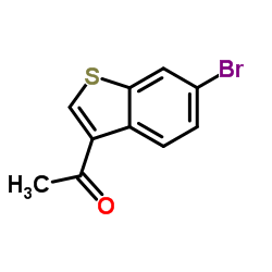 1-(6-Bromo-1-benzothiophen-3-yl)ethanone Structure