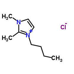 1-丁基-2,3-二甲基咪唑氯盐结构式