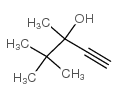 3,4,4-三甲基-1-戊炔-3-醇结构式
