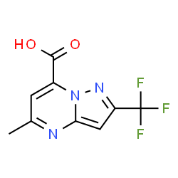 5-Methyl-2-(trifluoromethyl)pyrazolo[1,5-a]pyrimidine-7-carboxylic acid结构式