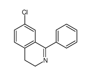 7-氯-1-苯基-3,4-二氢异喹啉结构式