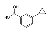 B-(3-环丙基苯基)硼酸结构式