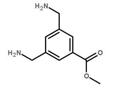 Benzoic acid, 3,5-bis(aminomethyl)methyl ester结构式