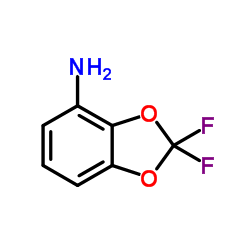 4-氨基-2,2-二氟-1,3-苯并二恶茂结构式