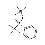 trimethylsilyl t-butylphenyldithiophosphinate结构式