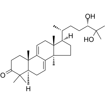 灵芝萜酮二醇结构式