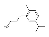 carvacrol β-hydroxyethylether结构式
