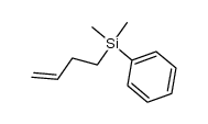 (but-3-en-1-yl)dimethyl(phenyl)silane结构式