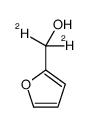 Furfuryl Alcohol-d2结构式