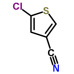 5-氯-3-噻吩甲腈结构式