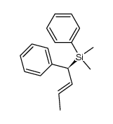 (E,S)-1-dimethyl(phenyl)silyl-1-phenylbut-2-ene Structure