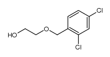 2-hydroxy-(2,4-dichlorobenzyl)ethyl ether结构式