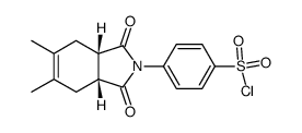 N-(p-chlorosulfonylphenyl)-cis-1,2,3,6-4,5-dimethylphthalimide Structure