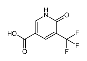 6-氧-5-(三氟甲基)-1,6-二氢吡啶-3-羧酸结构式