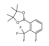 3-Fluoro-2-(trifluoromethyl)benzeneboronic acid pinacol ester Structure