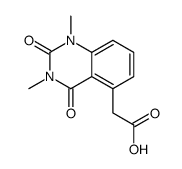 2-(1,3-DIMETHYL-2,4-DIOXO-1,2,3,4-TETRAHYDROQUINAZOLIN-5-YL)ACETIC ACID结构式
