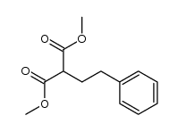 dimethyl 2-(2-phenylethyl)malonate结构式