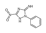 3-Nitro-1-phenyl-1H-1,2,4-triazol-5-ylamine structure